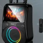HOCO DS71 Tiger - רמקול קריוקי RGB עם שני מיקרופונים כלל מסך